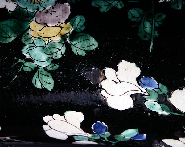 Velká Famille Noire Yen Yen Vase, období Kangxi (1662-1722) (porcelán) (detail 272191) od Qing Dynasty Chinese School