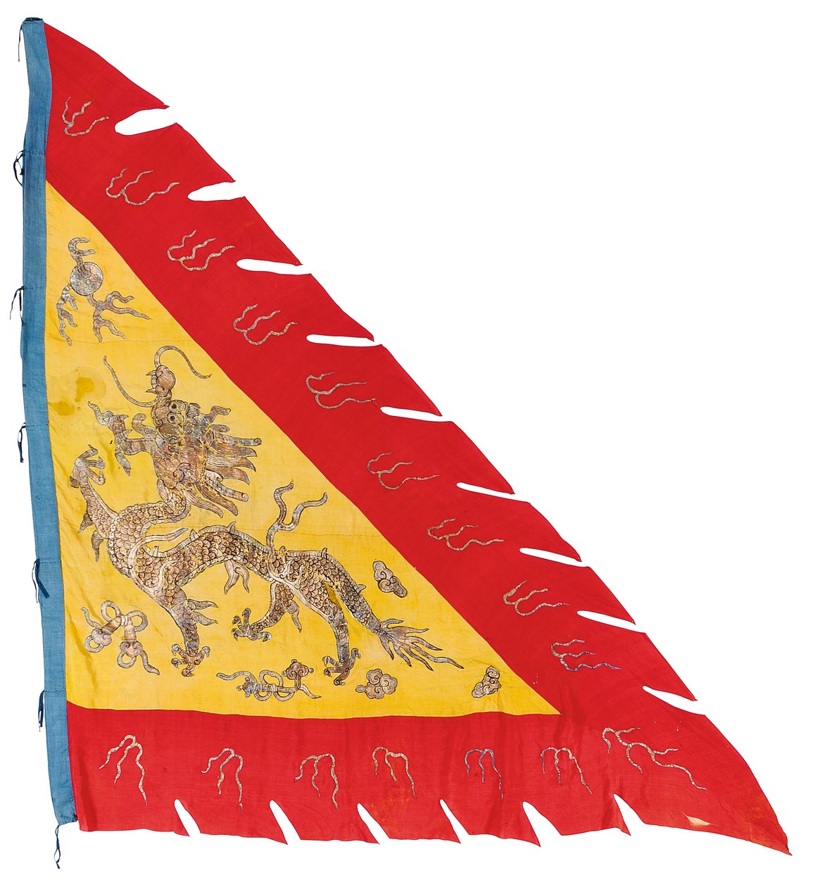 Jeden z páru transparentů, cca 1900 (hedvábí) od Qing Dynasty Chinese School