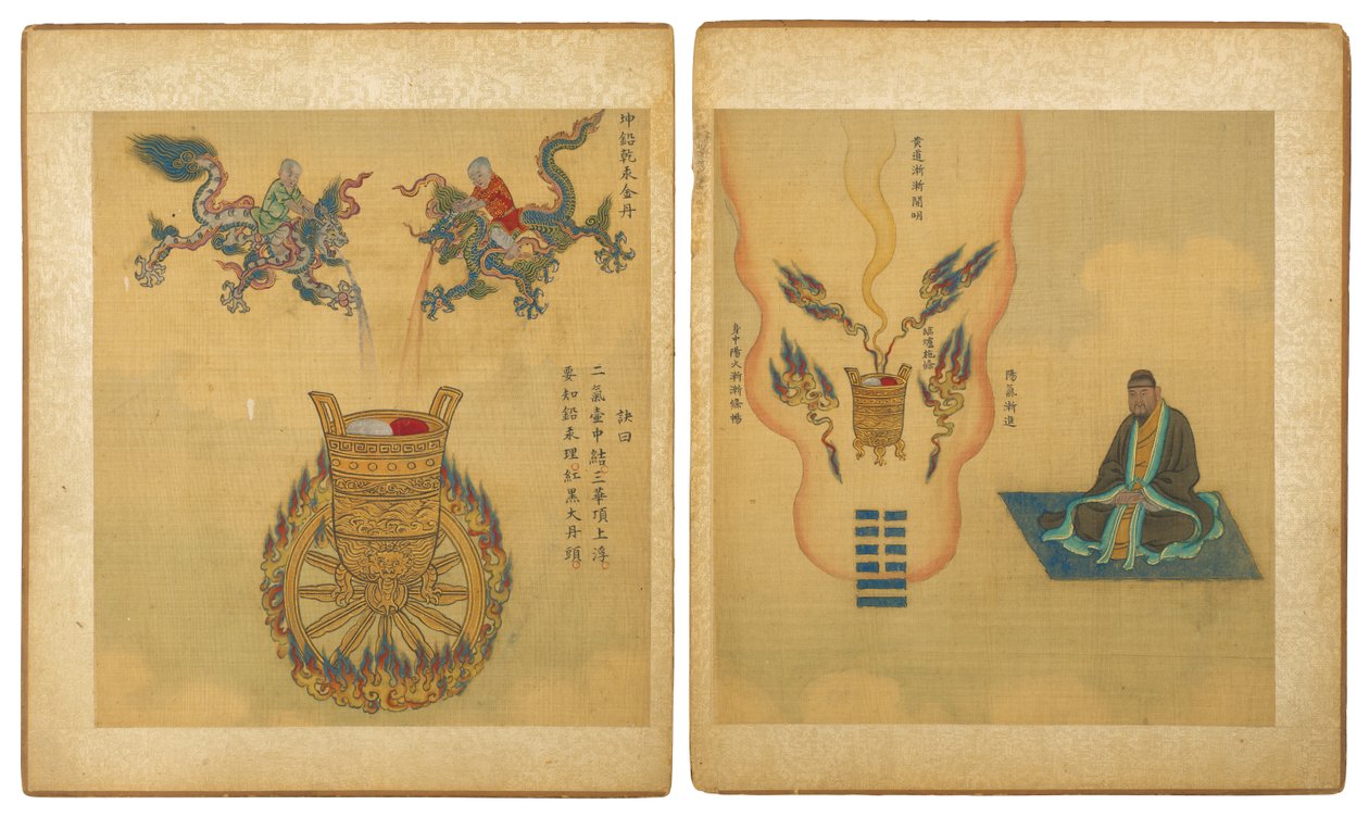 Taoistická alchymie od Qing Dynasty Chinese School