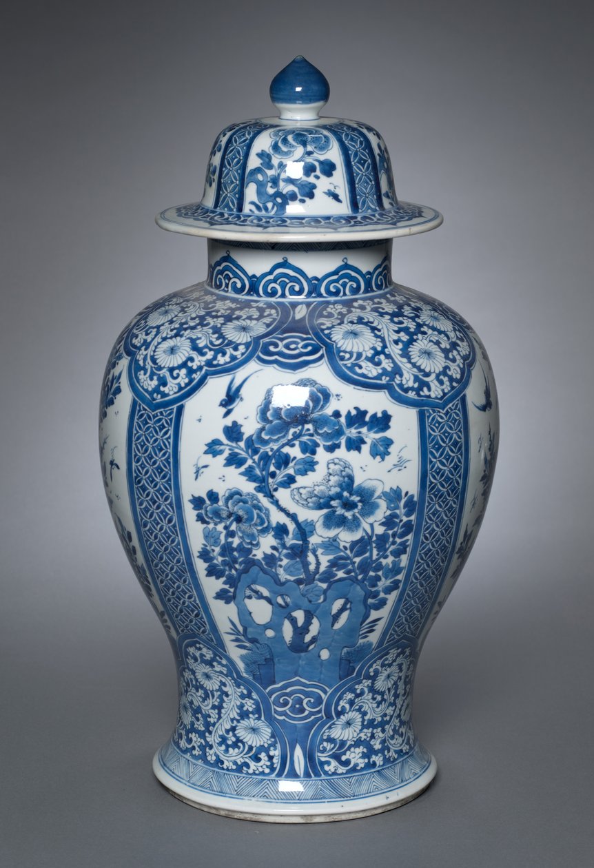 Váza s přebalem, 1662-1722 od Qing Dynasty Chinese School