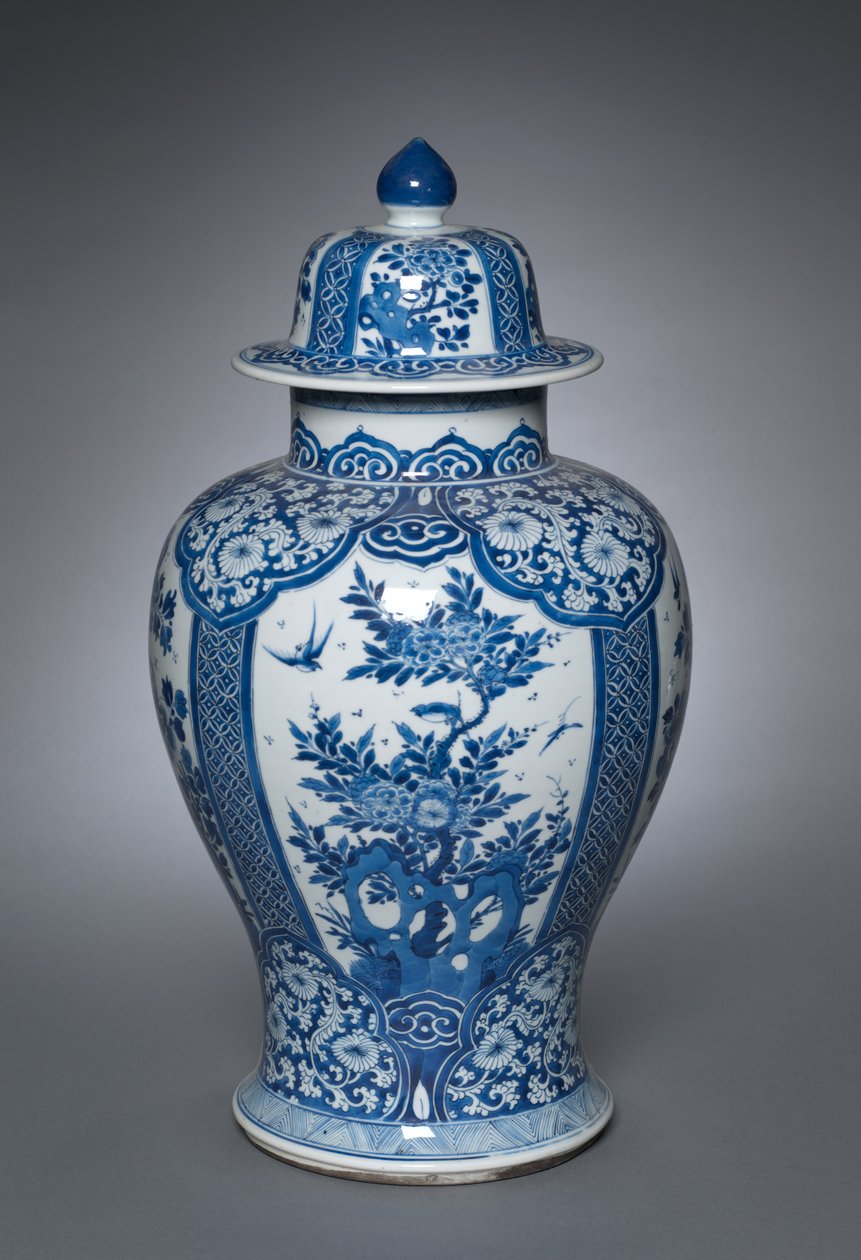 Váza s přebalem, 1662-1722 od Qing Dynasty Chinese School