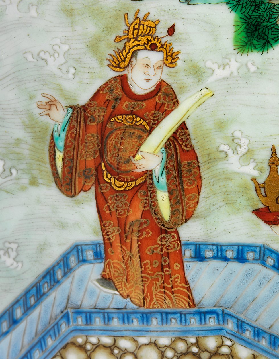 Pár váz Imperial Famille Rose (keramické) od Qing Dynasty   Jiaqing Period Chinese School