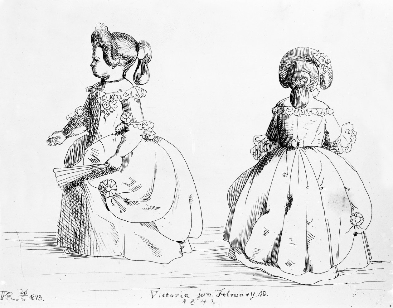 Victoria, The Princess Royal, 1843 (litho) od Queen Victoria