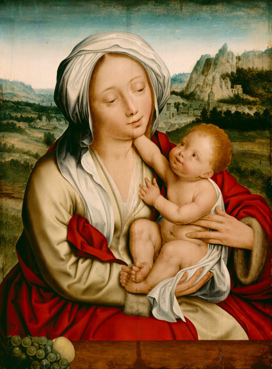 Madonna a dítě, kolem 1520 od Quentin Massys or Metsys