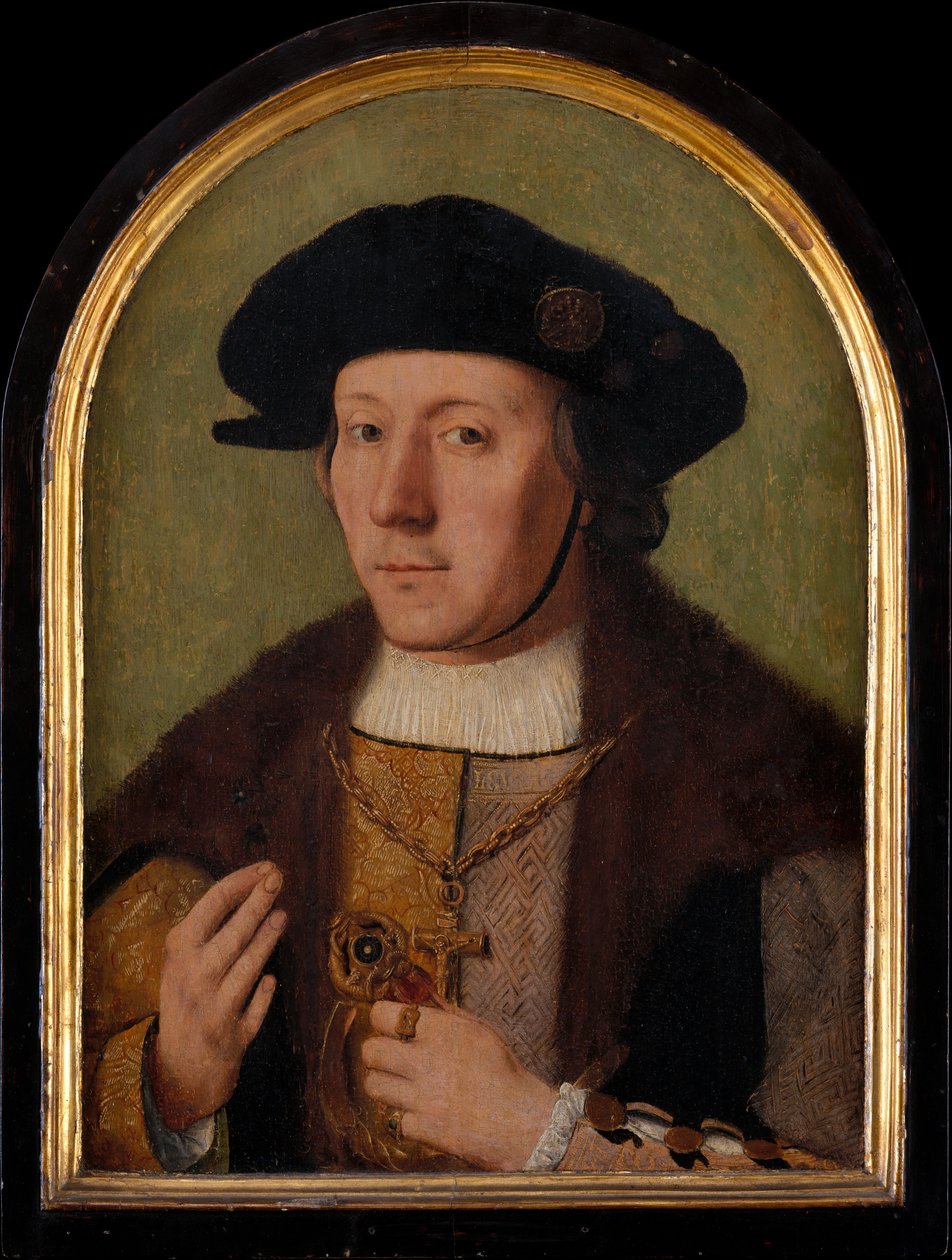 Portrét muže od Quentin Massys or Metsys