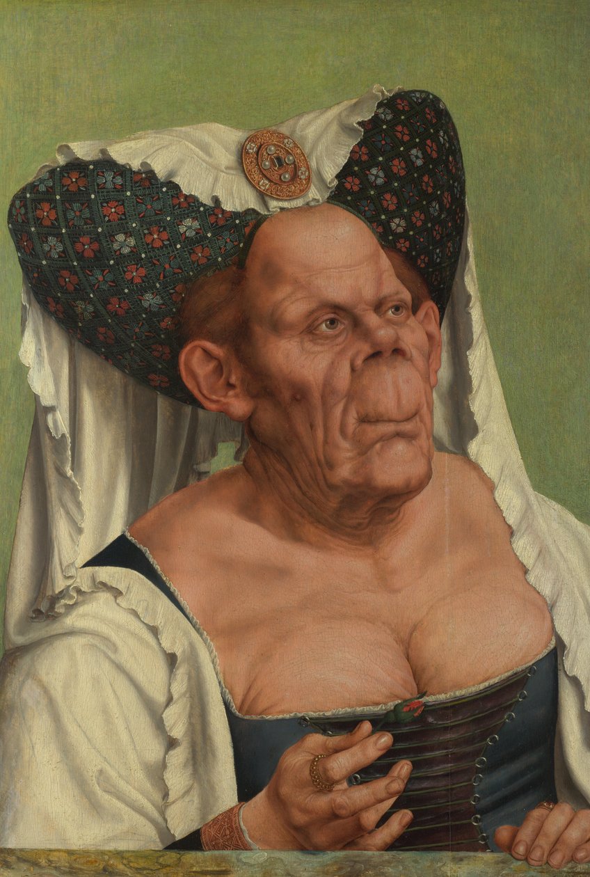 Groteskní stará žena od Quentin Matsys