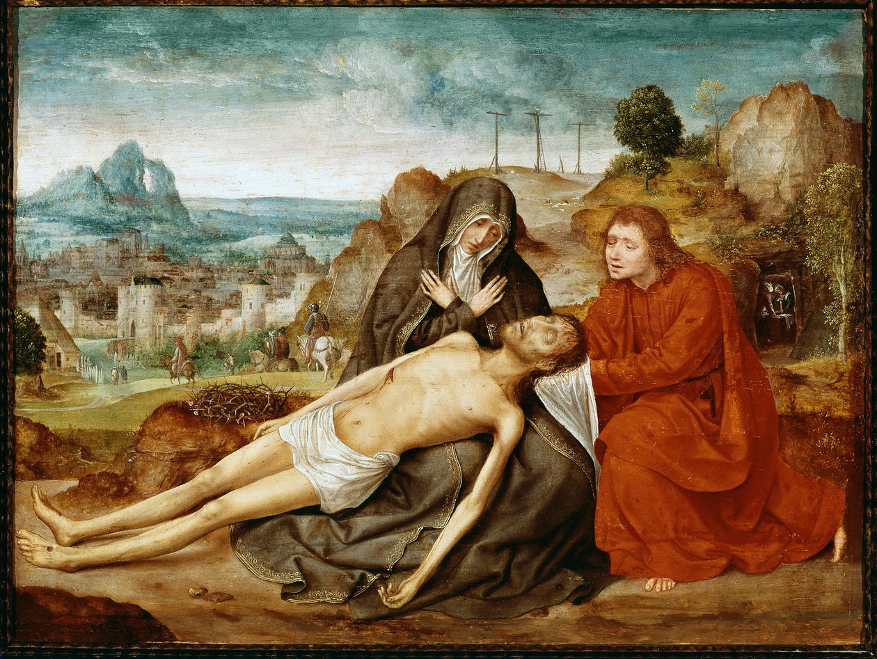 Pieta (Malba od Quentin Massys or Metsys