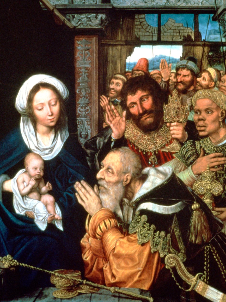 „Klanění tří králů“, 1526 od Quentin Metsys I