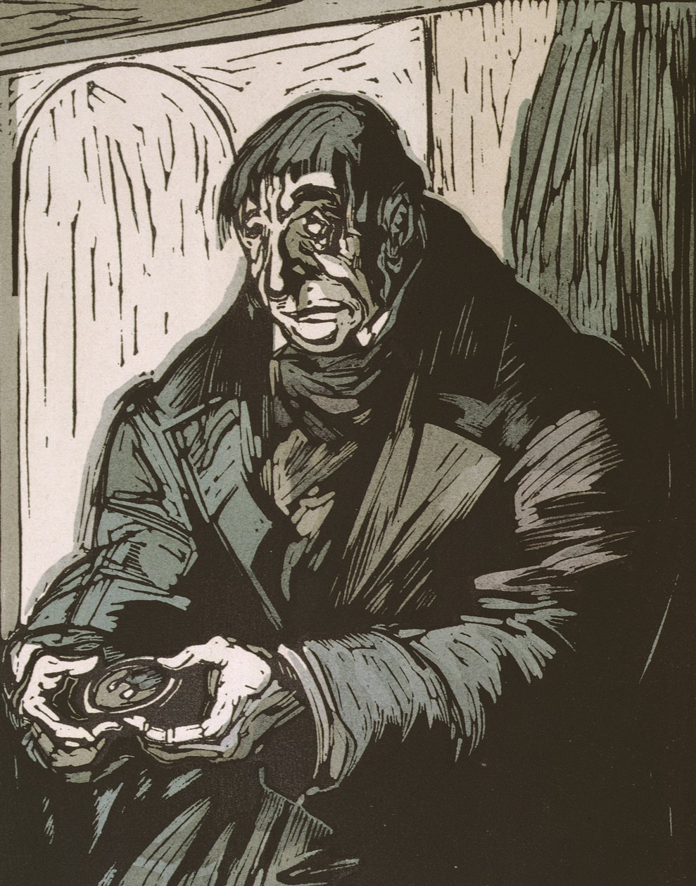 Ilustrace z „Le Pere Goriot“ od Honore de Balzac, vydané v roce 1922 od Quint