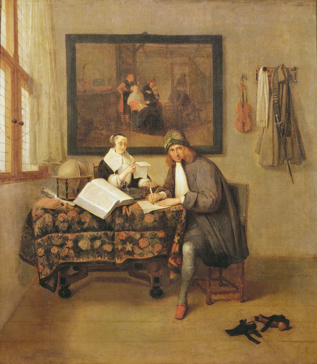 Učenlivý život, 1662 od Quiringh Van Brekelenkam