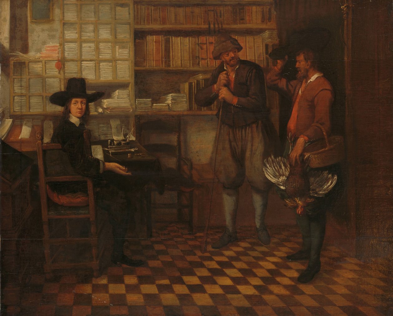 Nájemce farmářského nájemného od Quiringh Gerritsz. van Brekelenkam (attributed to)