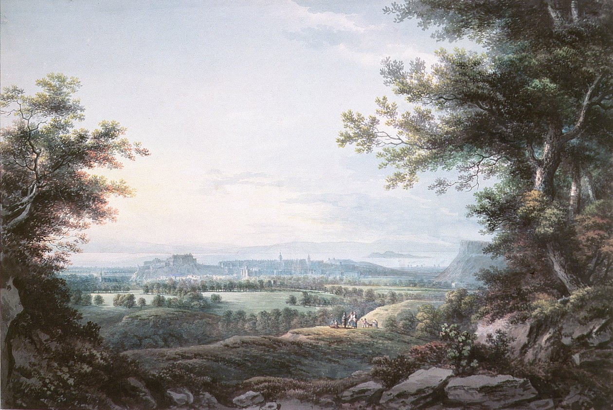 Edinburgh z jihu, 18. století od R. Short