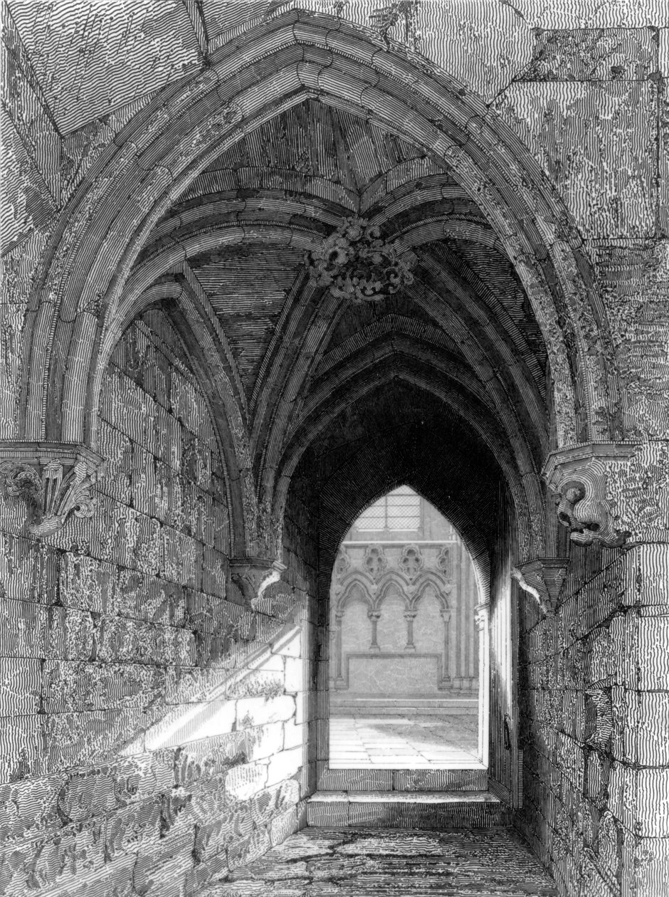 Durhamská katedrála North End, 1843 od R.W. Billings