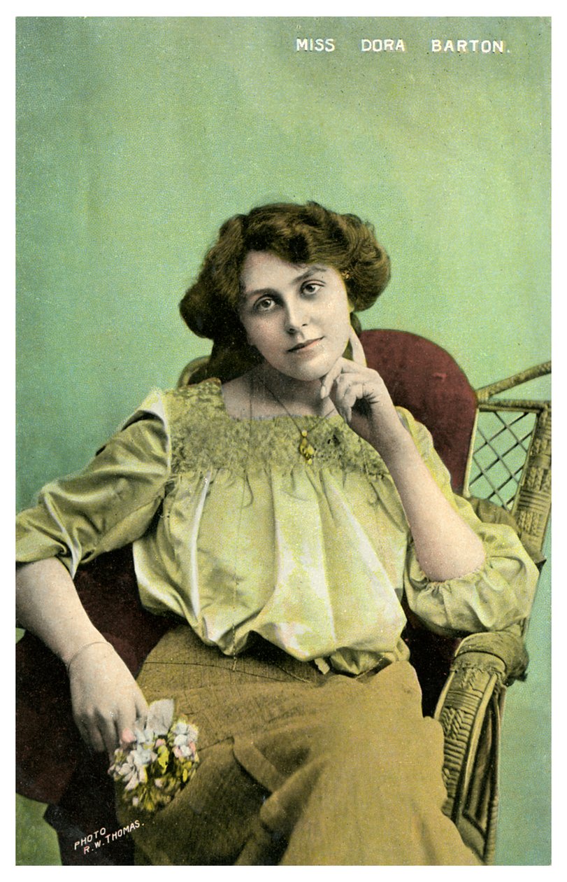 Dora Barton, britská herečka, c1905-1919. od RW Thomas
