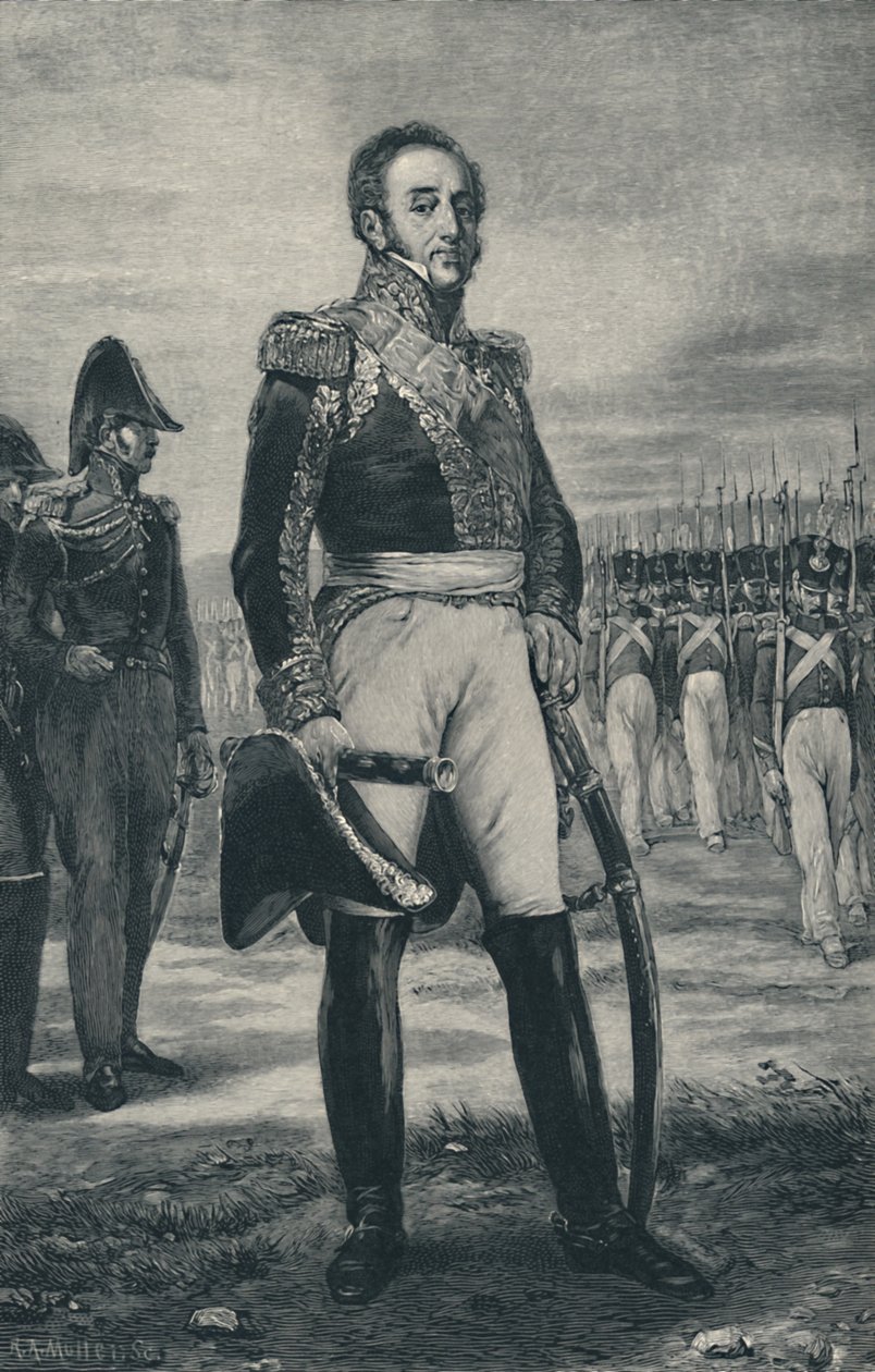 Maršál Louis-Gabriel Suchet - vévoda z Albufery, c1800, 1896 od R. A. Muller