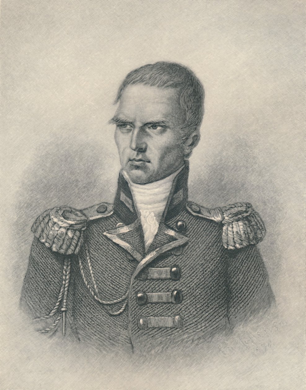 Sir Hudson Lowe, c1815, 1896 od R. A. Muller