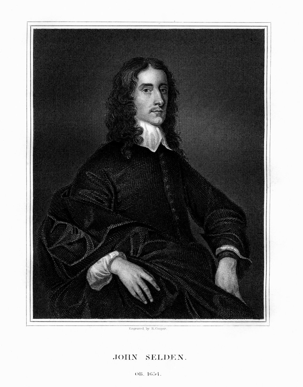 John Selden, anglický právník, právní starožitník a orientální vědec, 1823. od R. Cooper