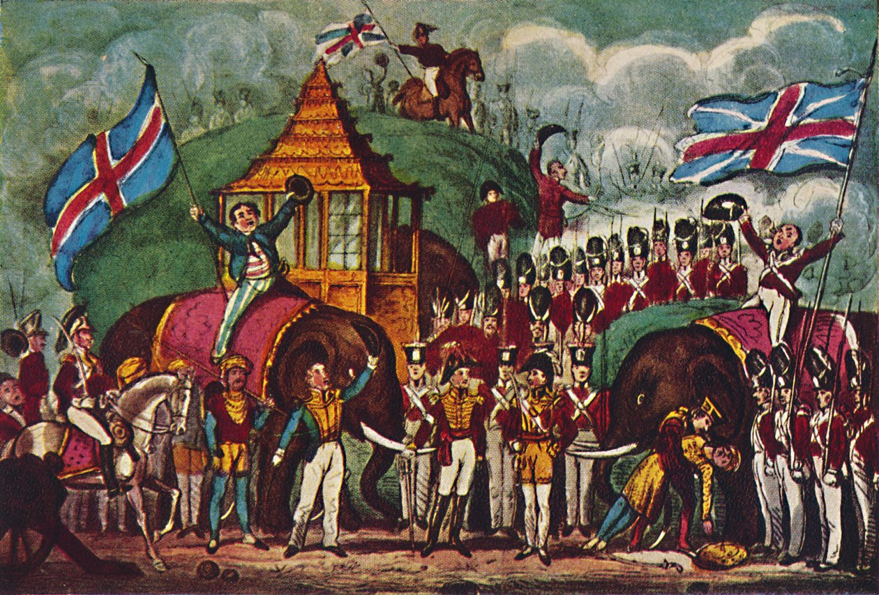 Barmská válka: Velké námořní a vojenské melodrama, 1942 od R. Cruikshank