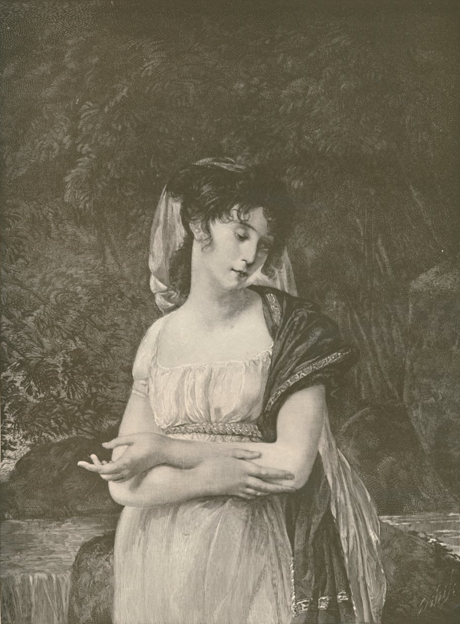 paní Lucien Bonaparte, 1800, 1896. od R. G. Tietze
