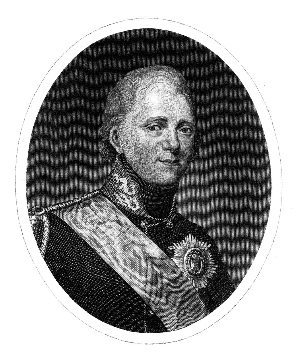 Alexandr I., ruský car, 1826. od R. Page