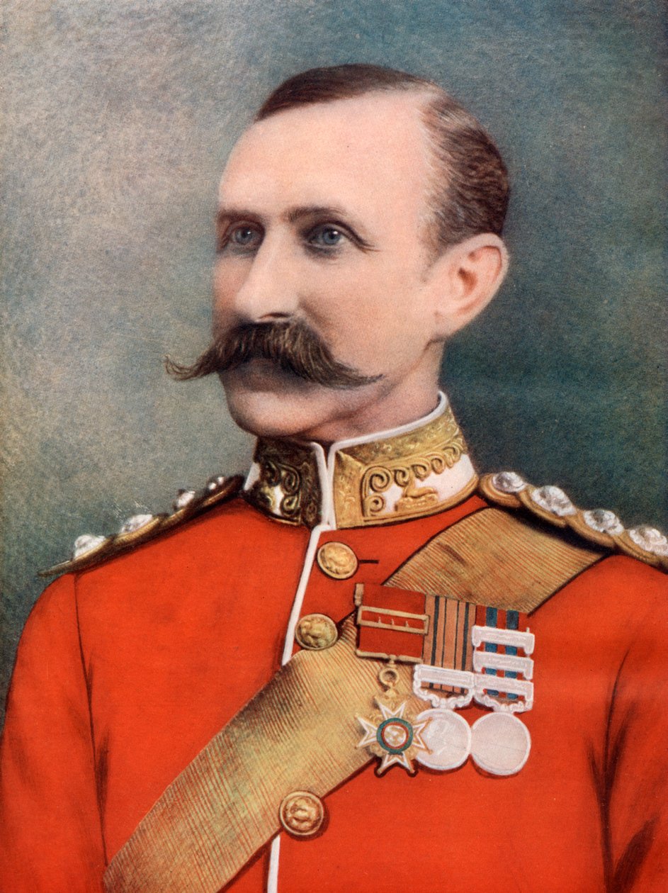Generálmajor Sir William Penn Symons, britský voják, c1899 1902. od R Stanley