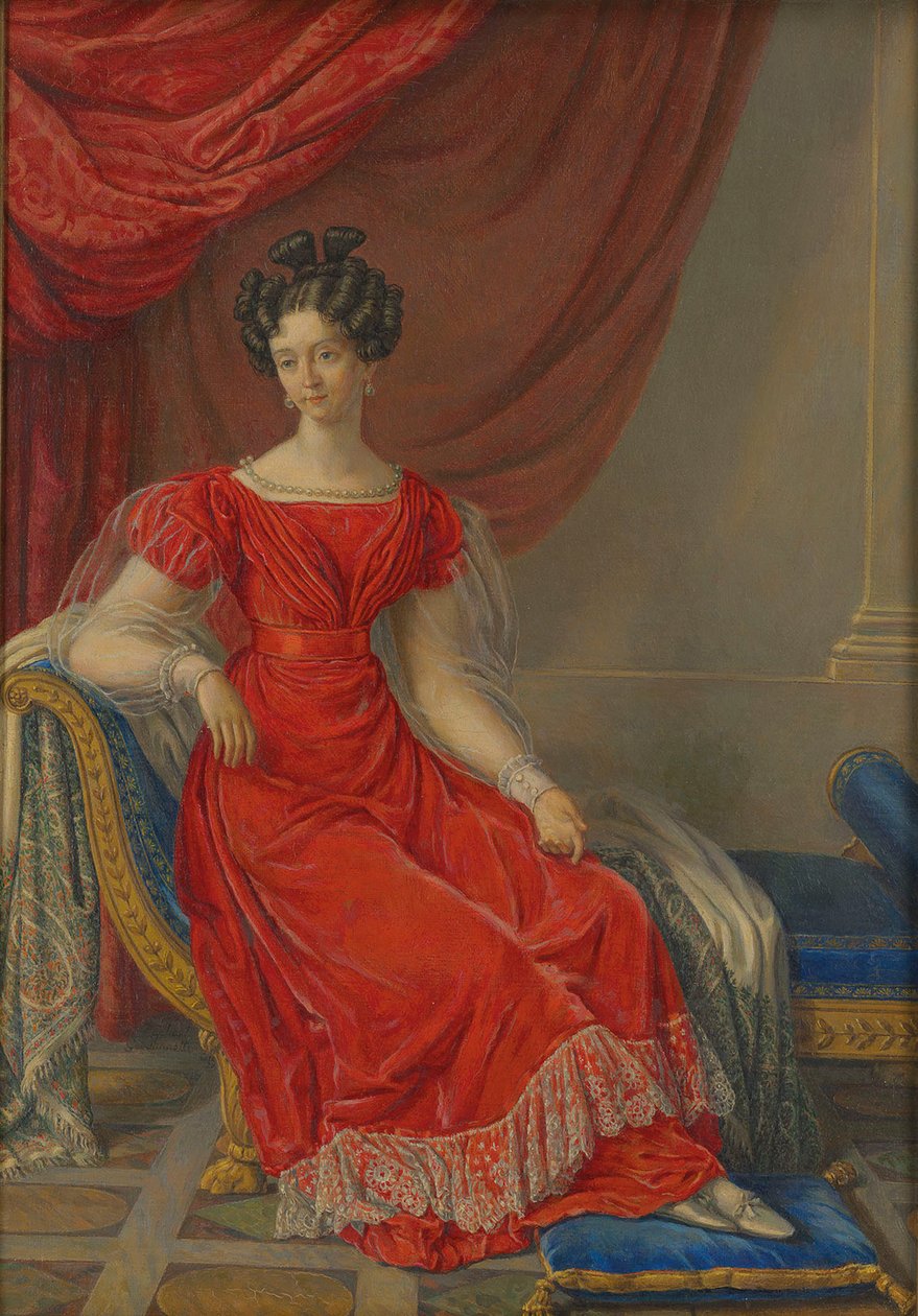 Marie Terezie Rakouská 1801-1855, královna Sardinie, první polovina 19. od Raffaelle Giovannetti