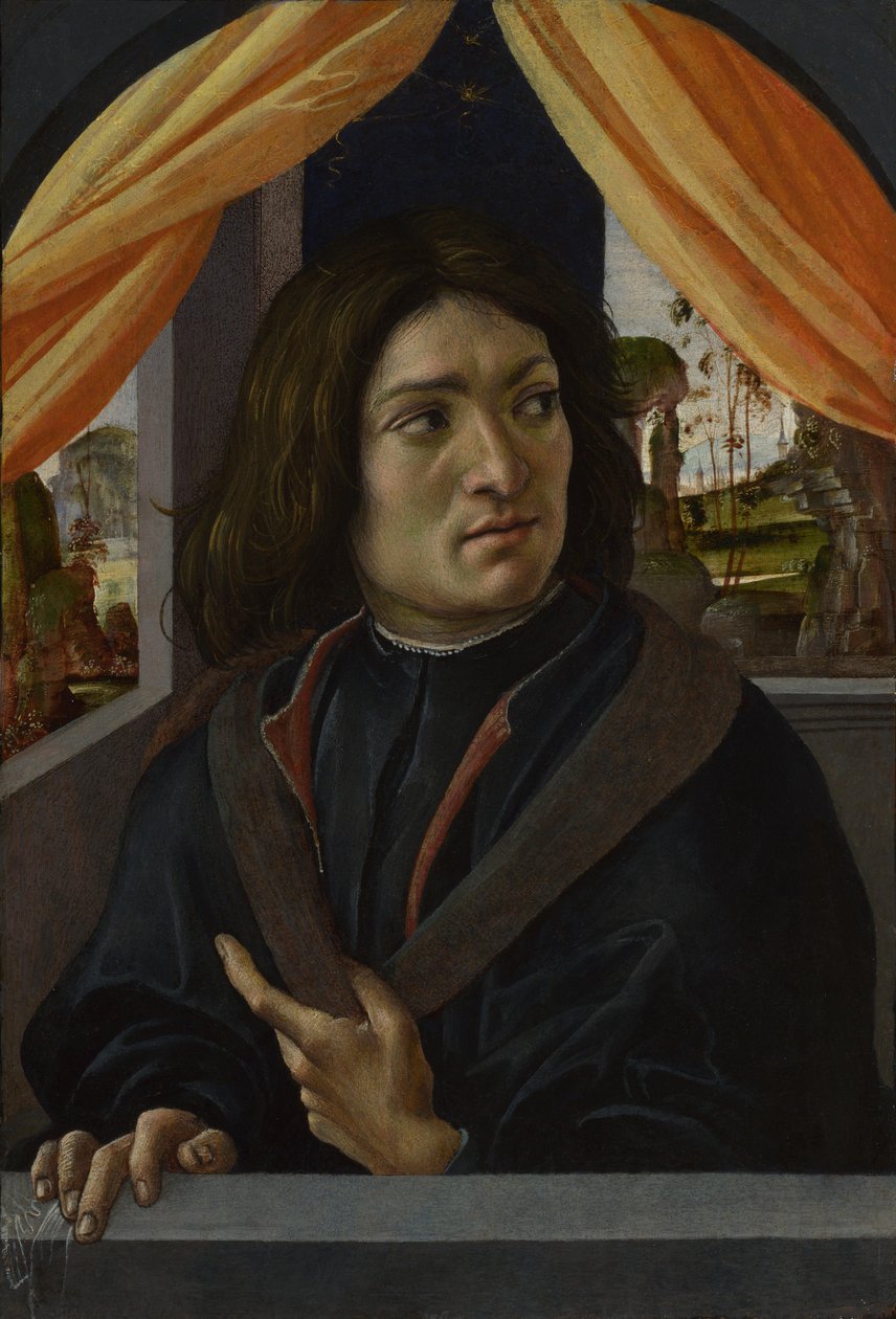 Portrét muže, c. 1500 od Raffaellino del Garbo