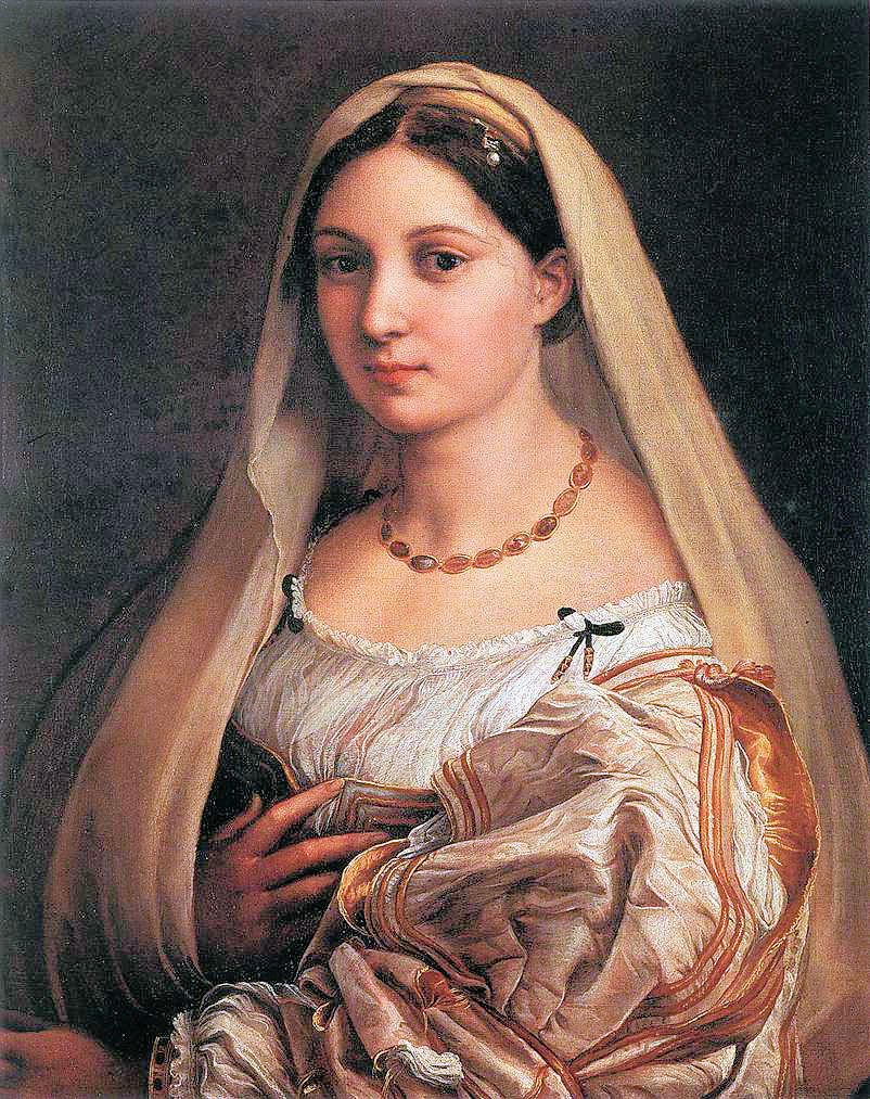 Zahalená žena od Raffaello Sanzio Raphael