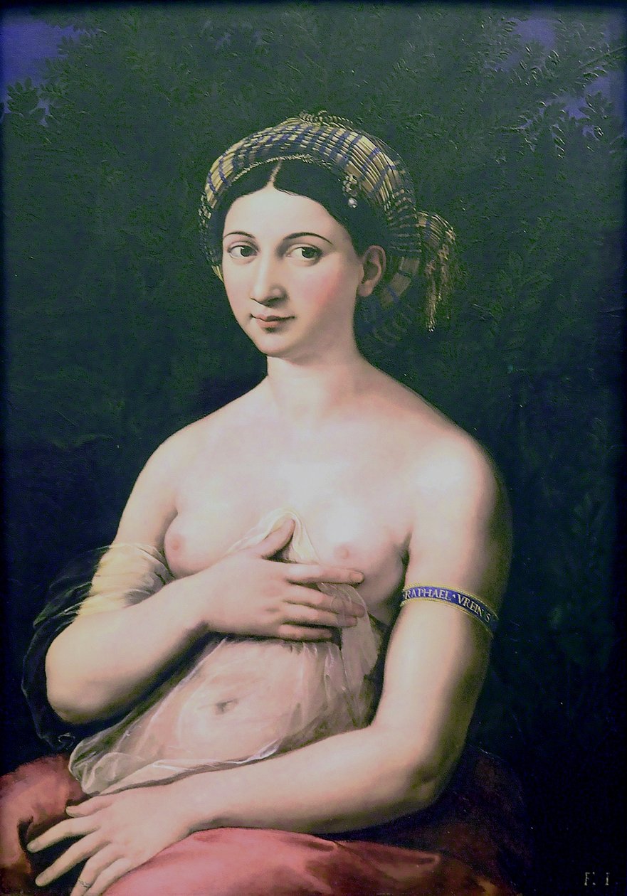 La Fornarina od Raffaello Sanzio Raphael