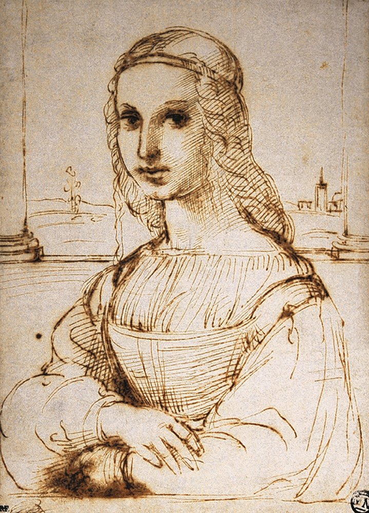 Portrét mladé ženy od Raffaello Sanzio Raphael
