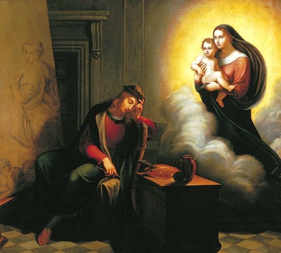 Rafaelův sen od Raffaello Sanzio Raphael