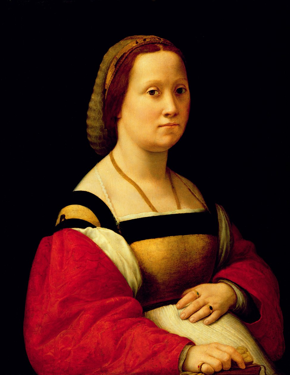 Těhotná žena, La Donna Gravida, kolem 1505-07 od Raffaello Sanzio Raphael