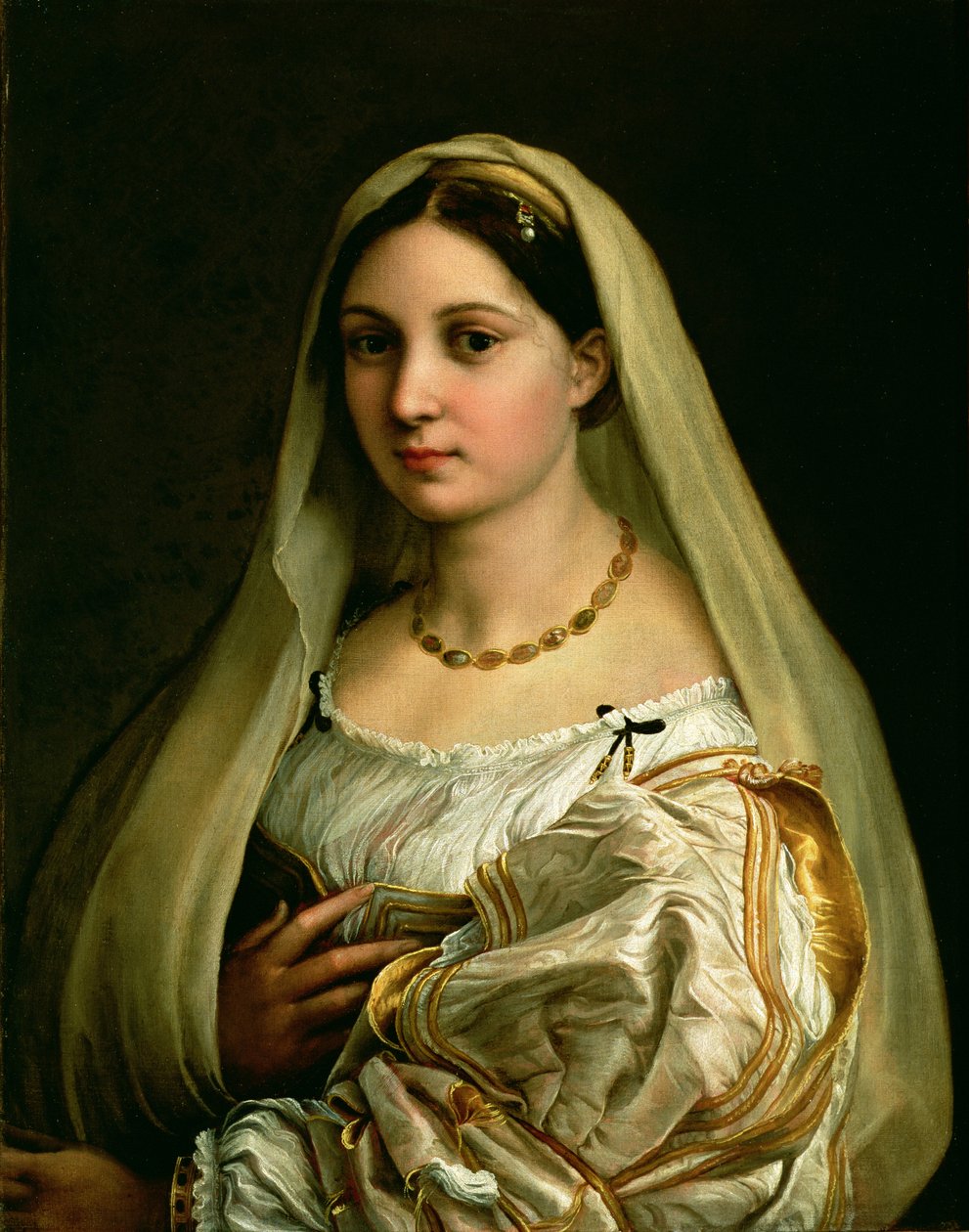 Zahalená žena neboli La Donna Velata, cca 1516 od Raffaello Sanzio Raphael