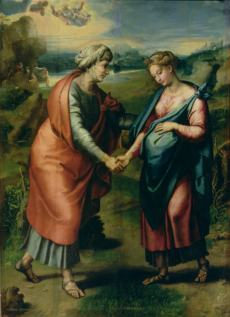 Návštěva od Raffaello Sanzio Raphael