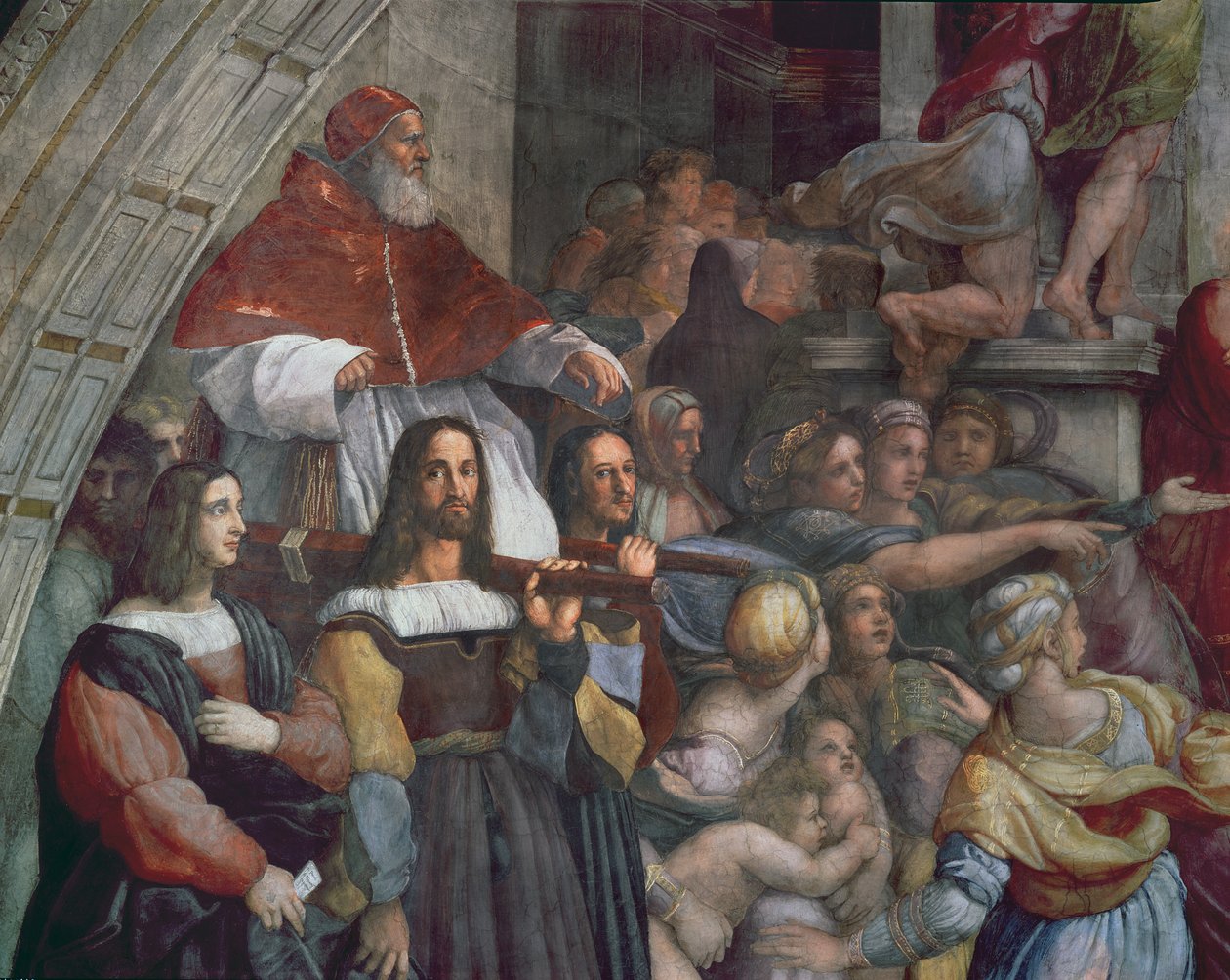 Vyhnání Heliodora z chrámu od Raffaello Sanzio Raphael