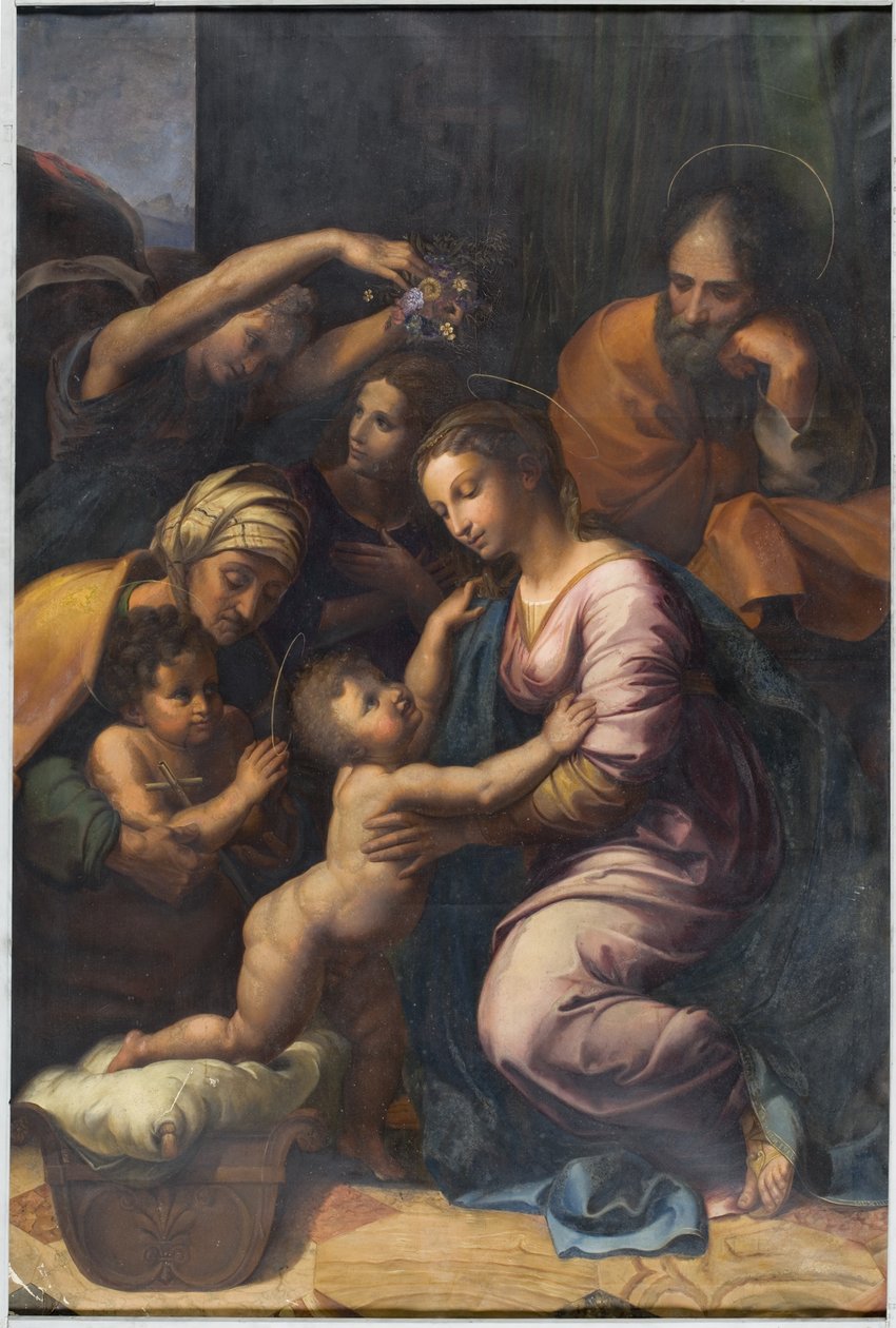 Svatá rodina Františka I od Raffaello Sanzio Raphael
