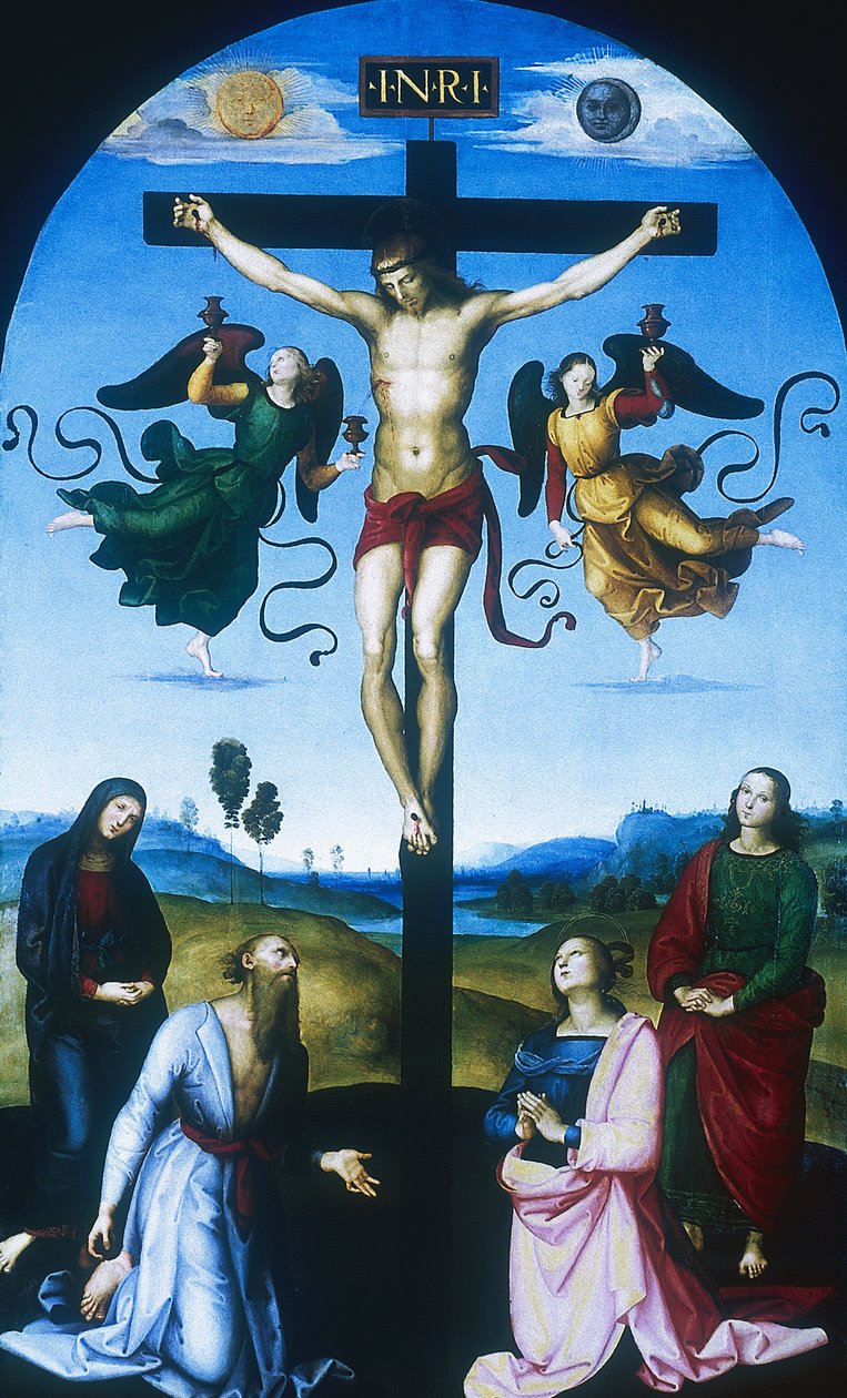 Mond Crucifixion, c1530 od Raffaello Sanzio Raphael
