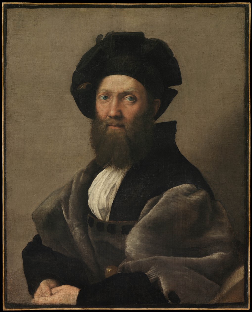 Portrét Baldassare Castiglione, cca 1515 od Raffaello Sanzio Raphael