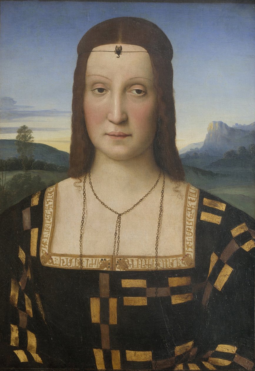 Portrét Elisabetty Gonzagaové 1471-1526 od Raffaello Sanzio Raphael