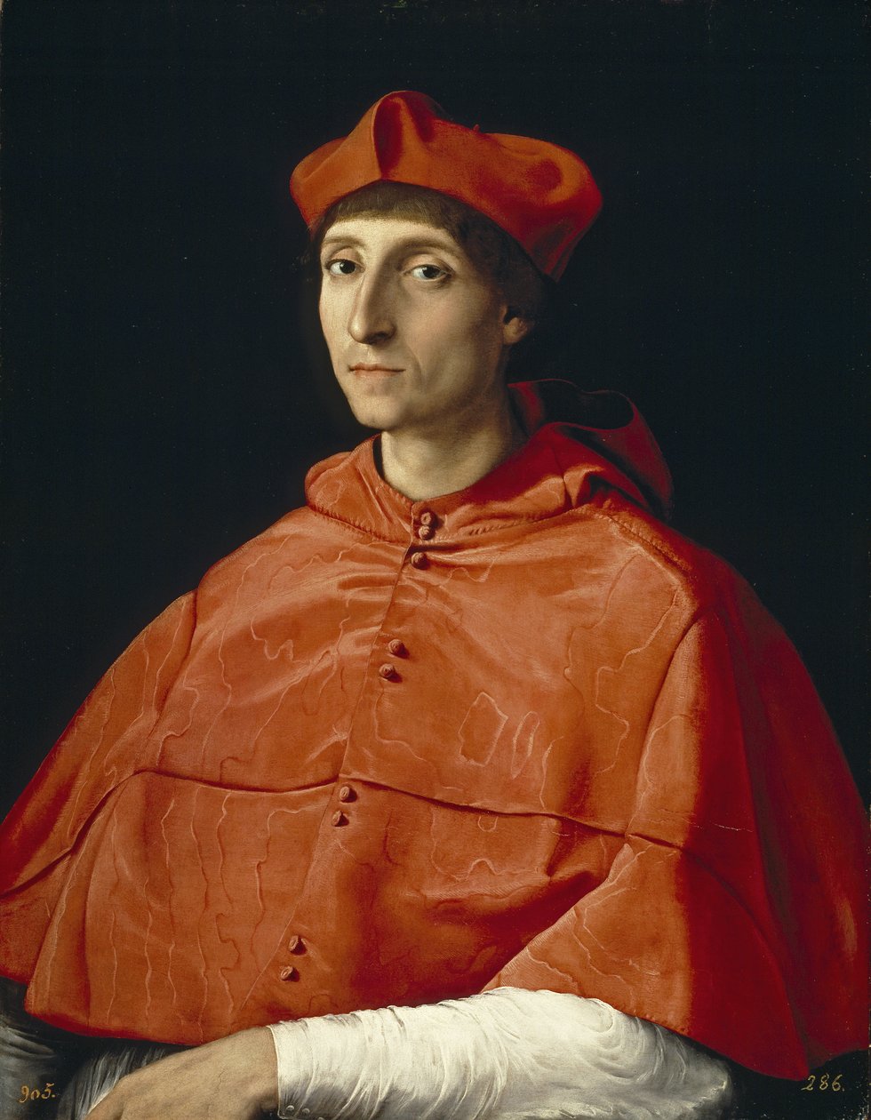 Portrét kardinála, c. 1510 od Raffaello Sanzio Raphael