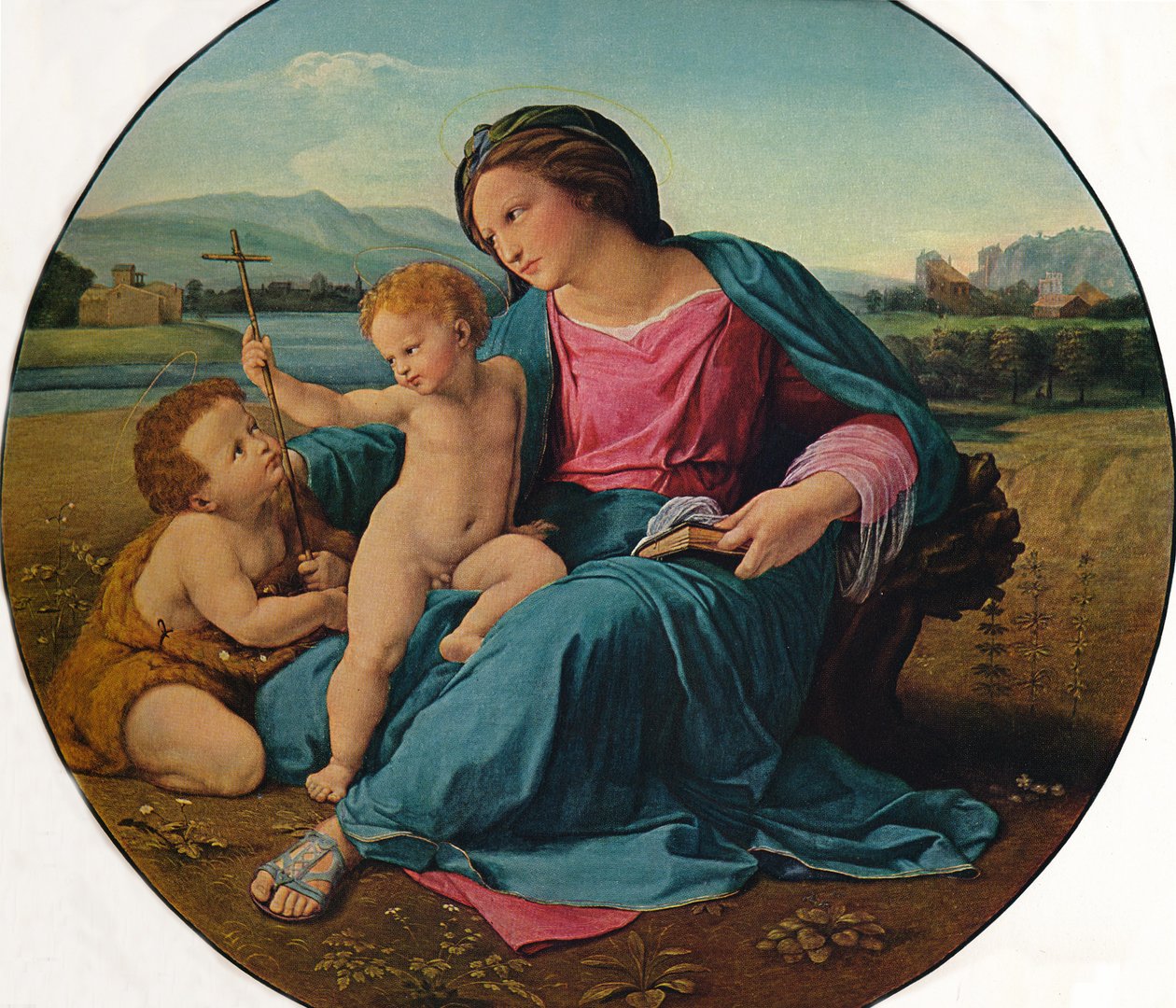Alba Madonna, 1510 od Raffaello Sanzio Raphael