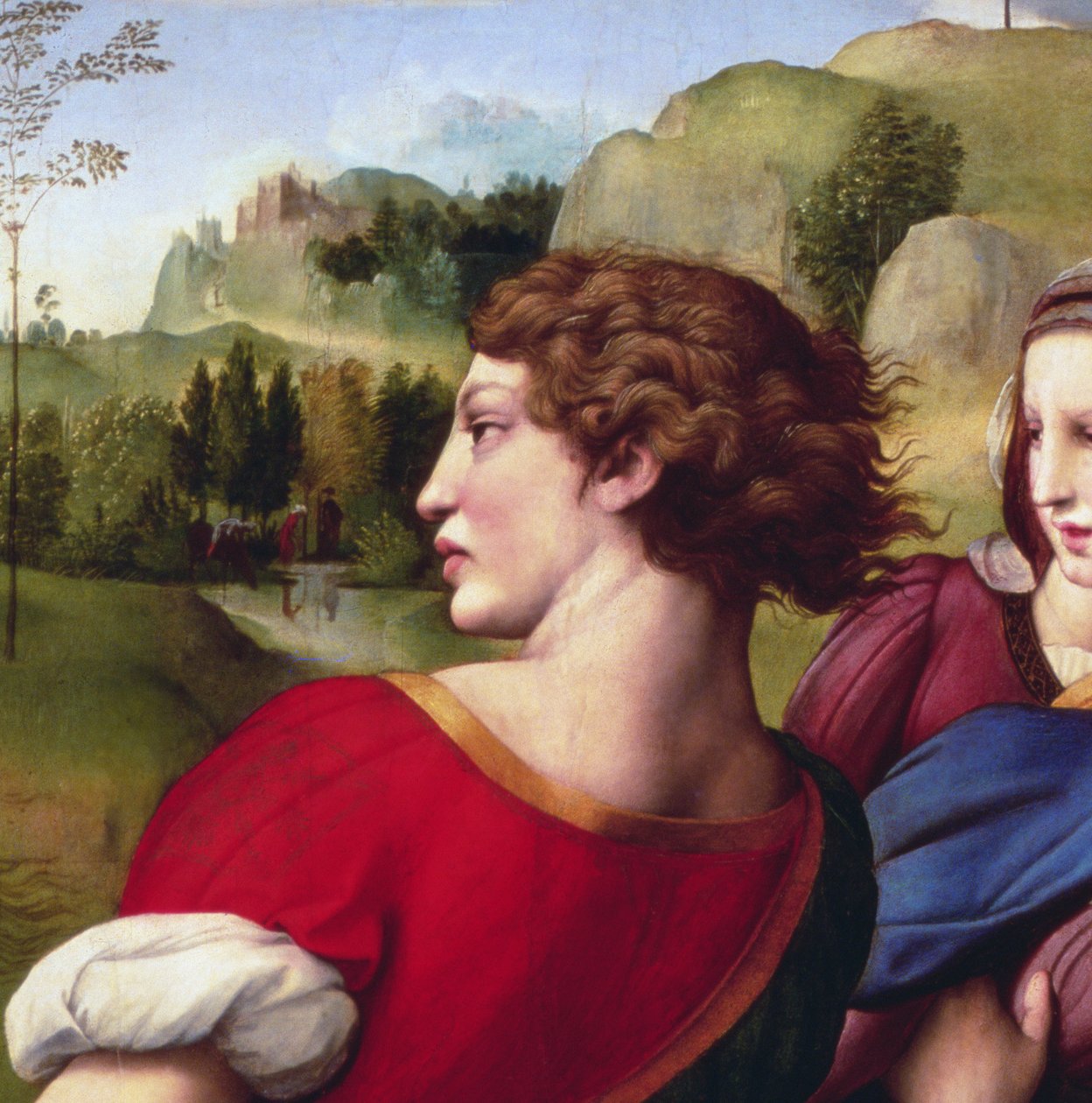 Uložení (detail), 1507 od Raffaello Sanzio Raphael