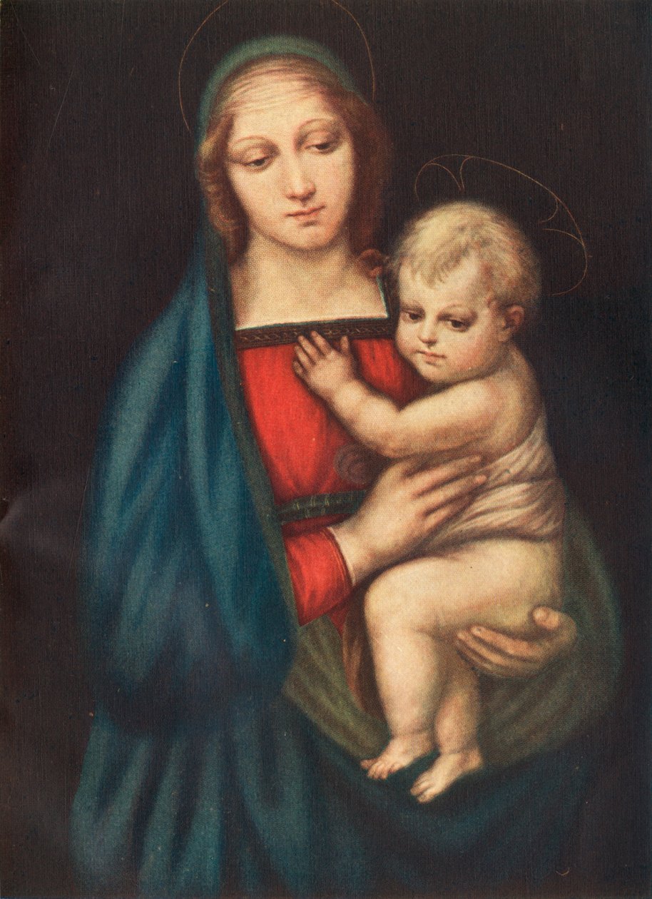 Madonna Del Gran Duca, 1505, c1912 od Raffaello Sanzio Raphael