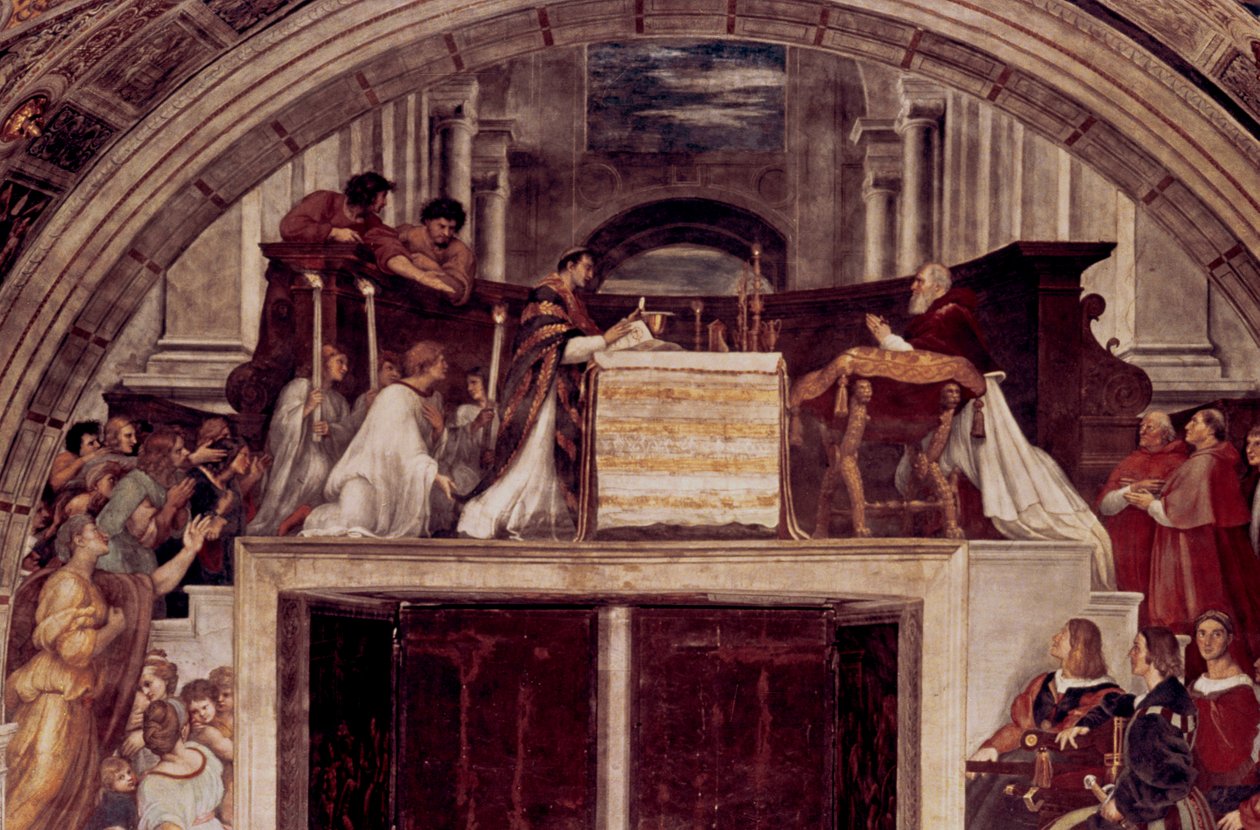 Mše v Bolseně, 1512 od Raffaello Sanzio Raphael