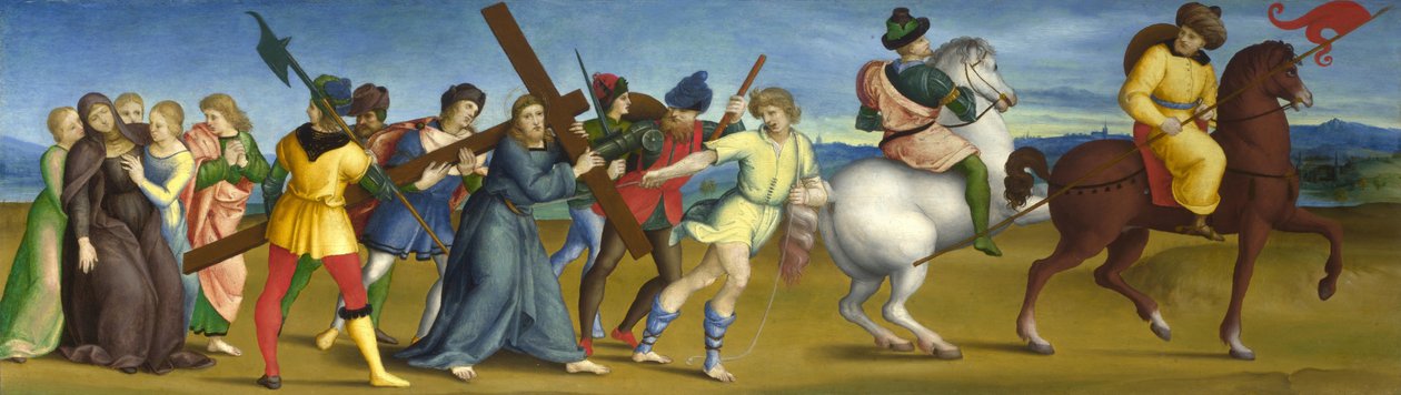 Průvod na Kalvárii, 1504-1505 od Raffaello Sanzio Raphael