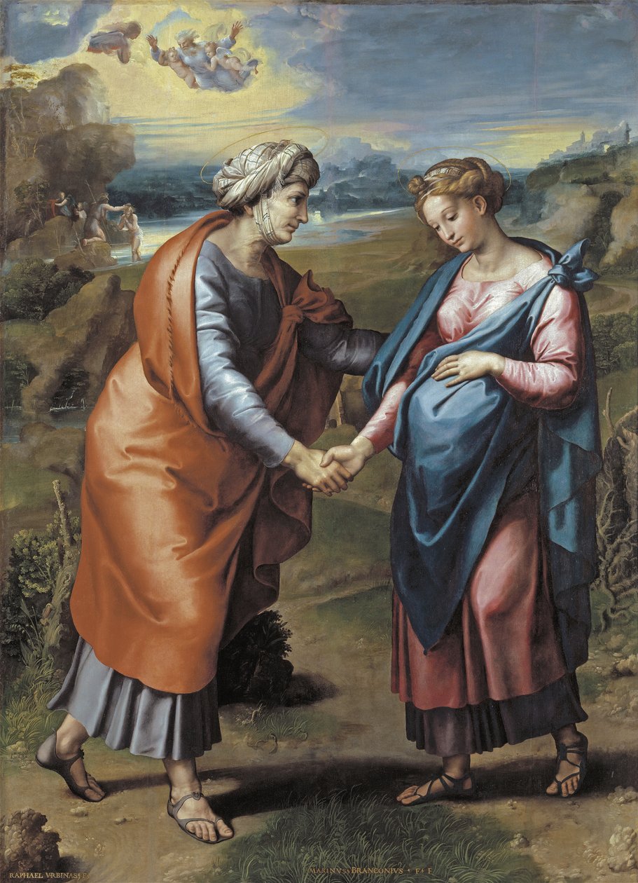 Navštívení, 1517 od Raffaello Sanzio Raphael