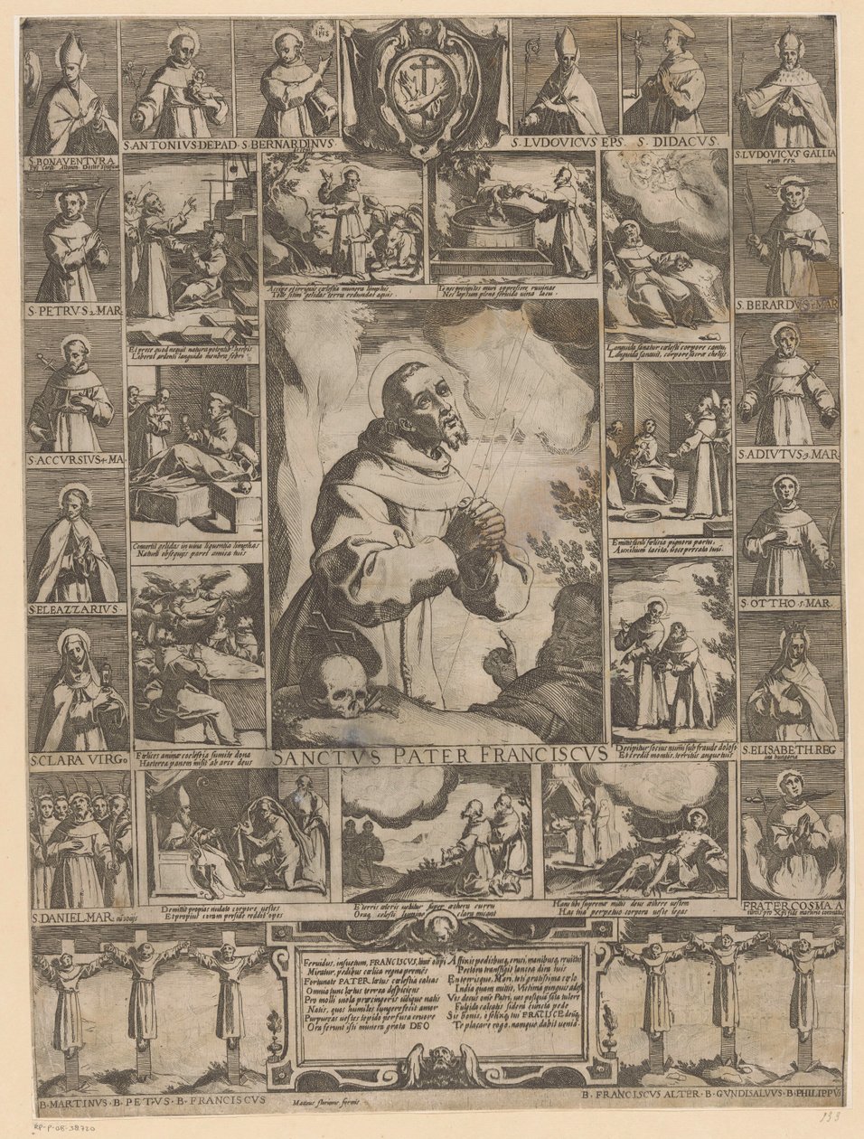 Život svatého Františka z Assisi od Raffaello Schiaminossi (possibly)