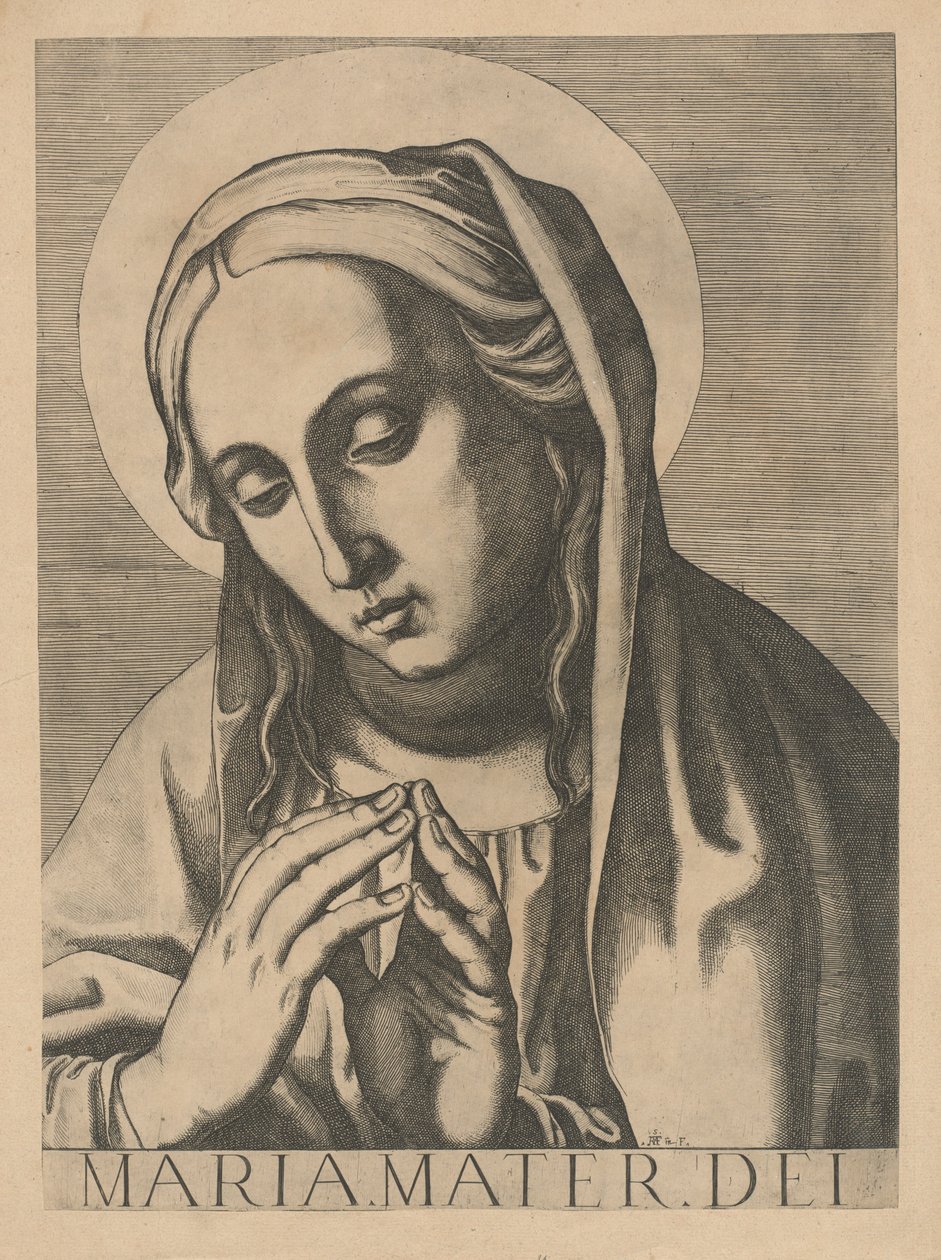 Busta Panny Marie od Raffaello Schiaminossi