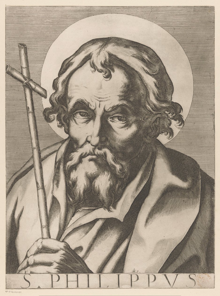 Svatý Filip Sv. Filip (titul na předmětu) Christ, Mary en de twaalf apostelen (název série) The Sacred Apostolic College (název série) od Raffaello Schiaminossi