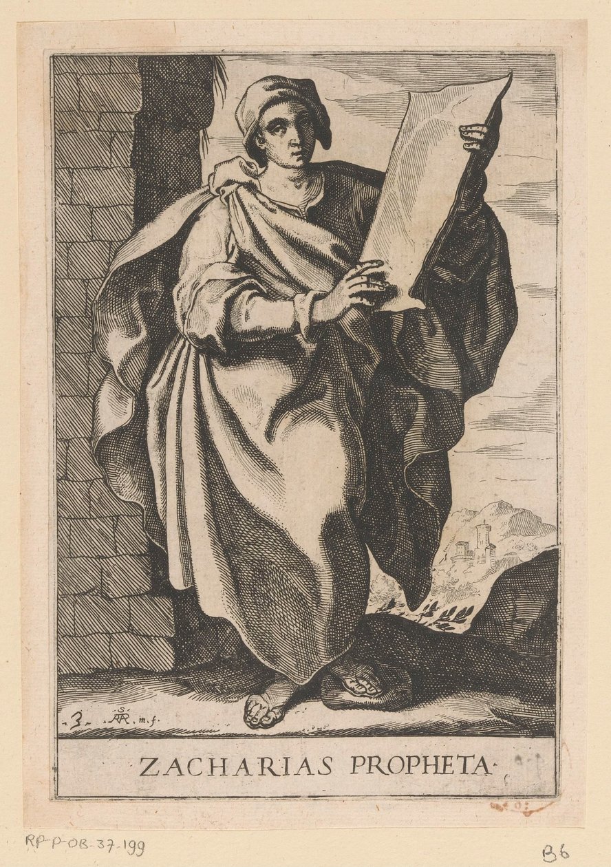 Zachariáš bude prosperovat Prorok Zachariáš (titul na předmětu) The Prophet (název série) The Prophets (název série) od Raffaello Schiaminossi